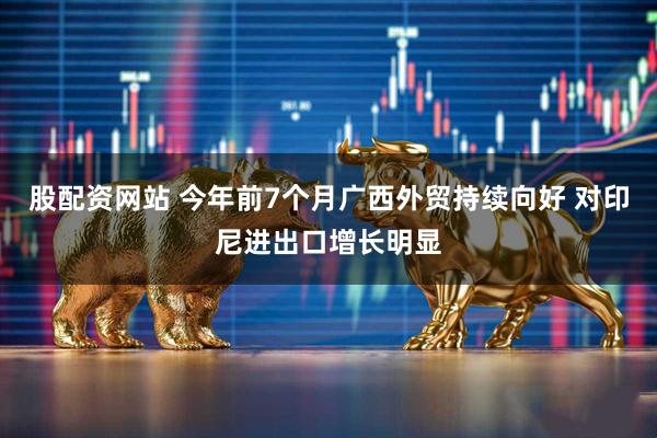 股配资网站 今年前7个月广西外贸持续向好 对印尼进出口增长明显